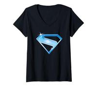 Mujer Superman (2025) Blue Shield Camiseta Cuello V