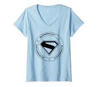Mujer Superman (2025) Shield and Circle Camiseta Cuello V