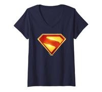 Mujer Superman (2025) Superman New Logo 2 Camiseta Cuello V