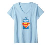 Mujer Superman Day 2026 Logo Camiseta Cuello V