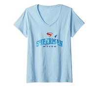 Mujer Superman Look Up In The Sky Camiseta Cuello V