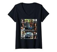 Mujer Supernatural Sam Dean Squares Camiseta Cuello V