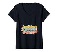 Mujer Superprofesora: Creando un Futuro Mejor Camiseta Cuello V