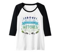 Mujer Superviviente de la Caza de Brujas de Salem, Magic Wicca Camiseta Manga Raglan