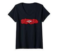 Mujer Swiss Urban Streetwear Y2K Street Art Graffiti Suiza Camiseta Cuello V