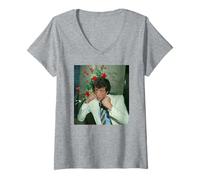 Mujer Sylvester Stallone Rambo Primera Sangre Rocky III 1982 Camiseta Cuello V