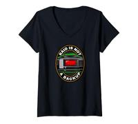 Mujer Sysadmin IT Tech Raid Is Not A Backup Camiseta Cuello V