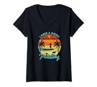 Mujer Tabla de Remo Divertida I Need a Good Paddling Sup Stand Up Camiseta Cuello V
