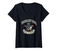Mujer Tammany Hall All-Stars Funny Political History Burro Camiseta Cuello V
