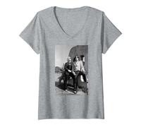 Mujer Tangerine Dream Edgar Froese Berlín 1981 por Virginia Turbett Camiseta Cuello V