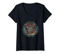 Mujer Tara Verde Madre de todos los Budas Bodhisattva Dharma Camiseta Cuello V