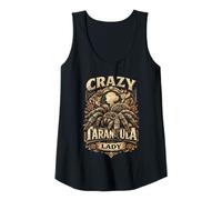 Mujer Tarántulas araña Crazy Tarantula Lady Camiseta sin Mangas