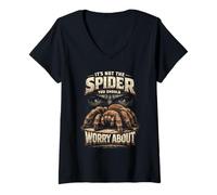 Mujer Tarántulas araña It's Not The Spider You Should Worry About Camiseta Cuello V