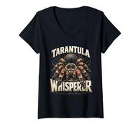 Mujer Tarántulas araña Tarantula Whisperer Camiseta Cuello V