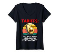 Mujer Tarifas que necesitan cosas baratas de todos modos Camiseta Cuello V