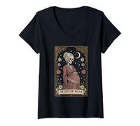 Mujer Tarot Gótico Embarazo Esperando Madre Mamá Ser Camiseta Cuello V