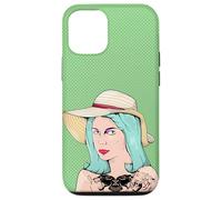 Mujer tatuada dama con tatuajes ilustración Carcasa para iPhone 12/12 Pro