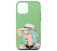 Mujer tatuada dama con tatuajes ilustración Carcasa para iPhone 12 mini