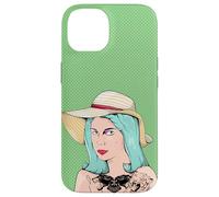 Mujer tatuada dama con tatuajes ilustración Carcasa para iPhone 14