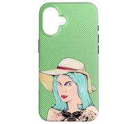 Mujer tatuada dama con tatuajes ilustración Carcasa para iPhone 16