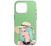 Mujer tatuada dama con tatuajes ilustración Carcasa para iPhone 16 Pro