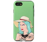 Mujer tatuada dama con tatuajes ilustración Carcasa para iPhone SE (2020) / 7 / 8