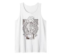 Mujer Tatuada Entintado Niña Inky Goose En El Pinup Suelto Camiseta sin Mangas