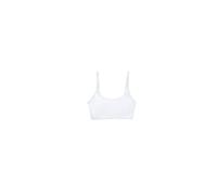 Mujer TB102C Camisola Bra Top - Blanco, Mediano