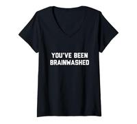 Mujer Te han Lavado el Cerebro Camiseta Cuello V