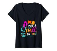 Mujer Te puse un Hechizo Camiseta Cuello V