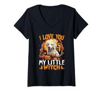 Mujer Te Quiero, mi pequeña Bruja Camiseta Cuello V
