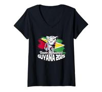 Mujer Team Mohamed - GANAR - Elecciones en Guyana 2025 Camiseta Cuello V