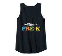 Mujer Team Pre-K Teacher and Kids Back to School Pre Kinder Camiseta sin Mangas