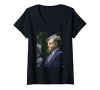 Mujer Ted Kennedy Senador Estadounidense en 1983 por Michael Grecco Camiseta Cuello V