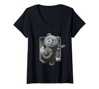 Mujer Ted TV Series Guitar Camiseta Cuello V