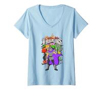 Mujer Teenage Mutant Ninja Turtles Chilling Like Villain Camiseta Cuello V