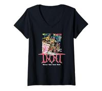 Mujer Teenage Mutant Ninja Turtles Heavy Metal 1984 Vintage Camiseta Cuello V