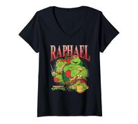 Mujer Teenage Mutant Ninja Turtles Homage Raphael Camiseta Cuello V