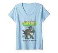 Mujer Teenage Mutant Ninja Turtles Masters of Ninjitsu Camiseta Cuello V
