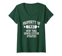 Mujer Teenage Mutant Ninja Turtles Property of TMNT Sewer System Camiseta Cuello V