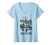 Mujer Teenage Mutant Ninja Turtles Raph Kiss Your Butt Goodbye Camiseta Cuello V
