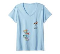 Mujer Teenage Mutant Ninja Turtles Rebel Skull Turtle Power Camiseta Cuello V