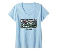 Mujer Teenage Mutant Ninja Turtles Screaming Heads Camiseta Cuello V