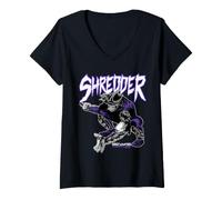 Mujer Teenage Mutant Ninja Turtles Shredder Camiseta Cuello V