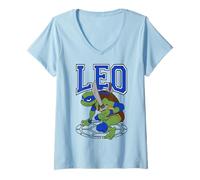 Mujer Teenage Mutant Ninja Turtles Solo Leonardo Camiseta Cuello V