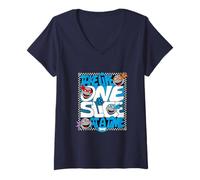 Mujer Teenage Mutant Ninja Turtles Take Life One Slice at a Time Camiseta Cuello V