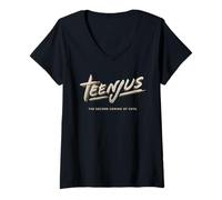 Mujer TeenJus La Segunda Venida de Cool Camiseta Cuello V