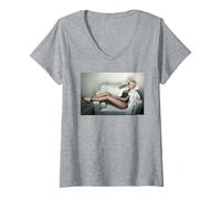 Mujer Telerrealidad de Amber Rose RuPaul's Drag Race Michael Grecco Camiseta Cuello V