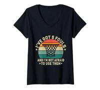 Mujer Tengo 5 Faltas y no tengo miedo de usarlas. Camiseta Cuello V