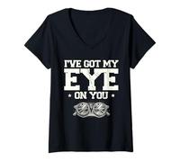 Mujer Tengo mi ojo en ti Optometrista Oftalmólogo Hospital Camiseta Cuello V